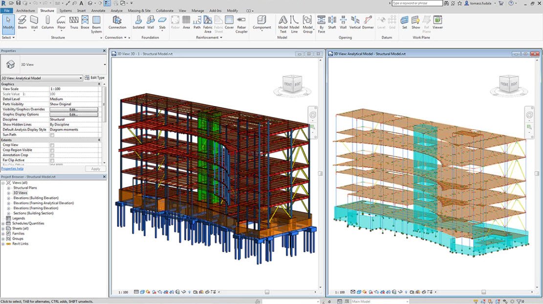 Autodesk Robot Structural Analysis Professional 2019.1 (x64) โปรแกรมวิเคราะห์และออกแบบโครงสร้าง ฟรี