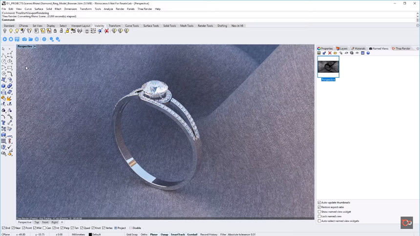 Thea For SketchUp / Cinema4D / Rhino ปลั๊กอิน Render 3D ฟรี ล่าสุด โปรแกรม