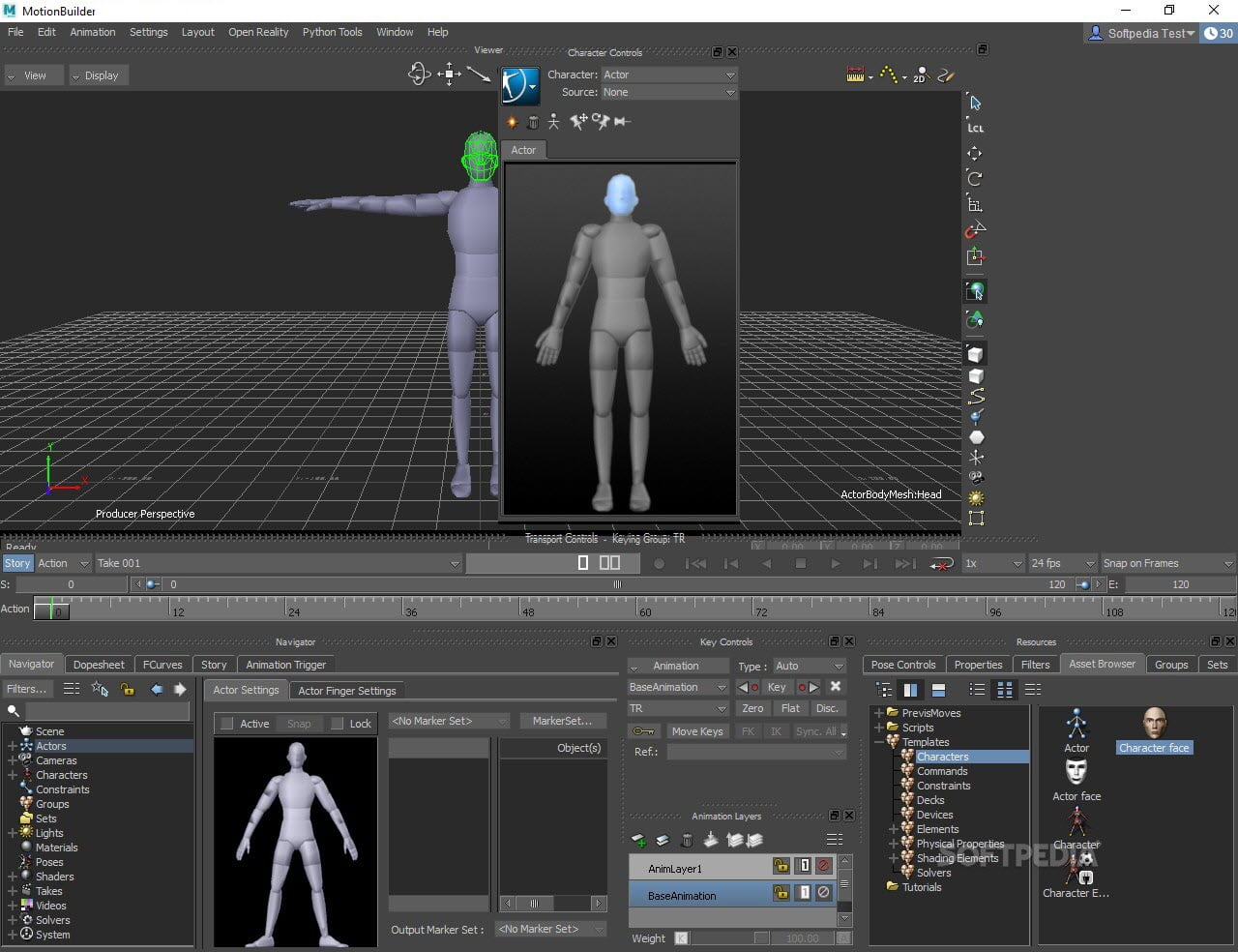Autodesk MotionBuilder 2019 Full (64Bit) โปรแกรม 3D character animation
