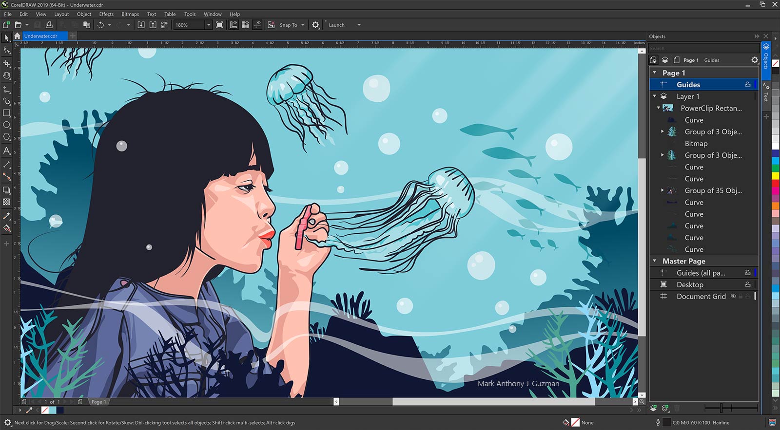 CorelDRAW Graphics Suite 2019 ล่าสุด โปรแกรมออกแบบกราฟิก