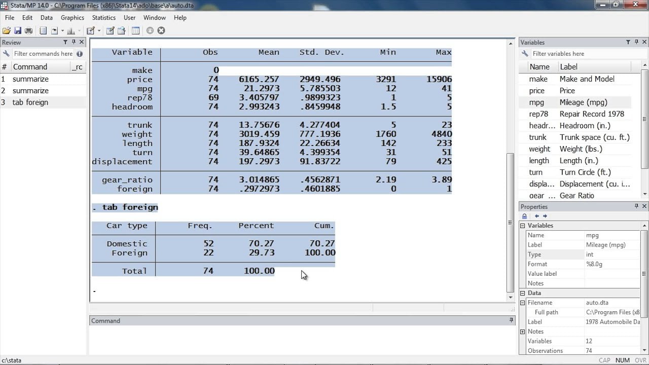STATA 14.0 / 14.1 (Win/macOS) พร้อม VDO สอนติดตั้ง โปรแกรมวิเคราะห์สถิติ