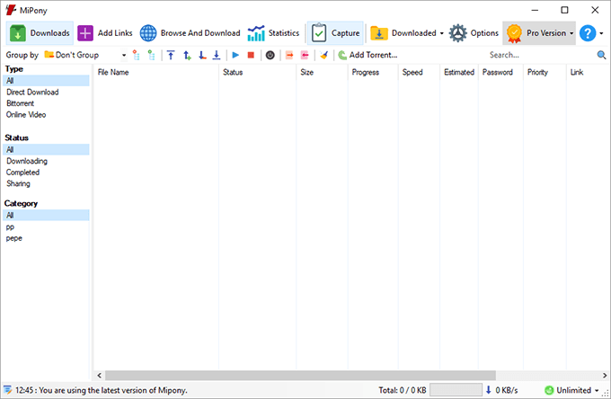 Mipony Pro 3 ล่าสุด โปรแกรมช่วยดาวน์โหลด