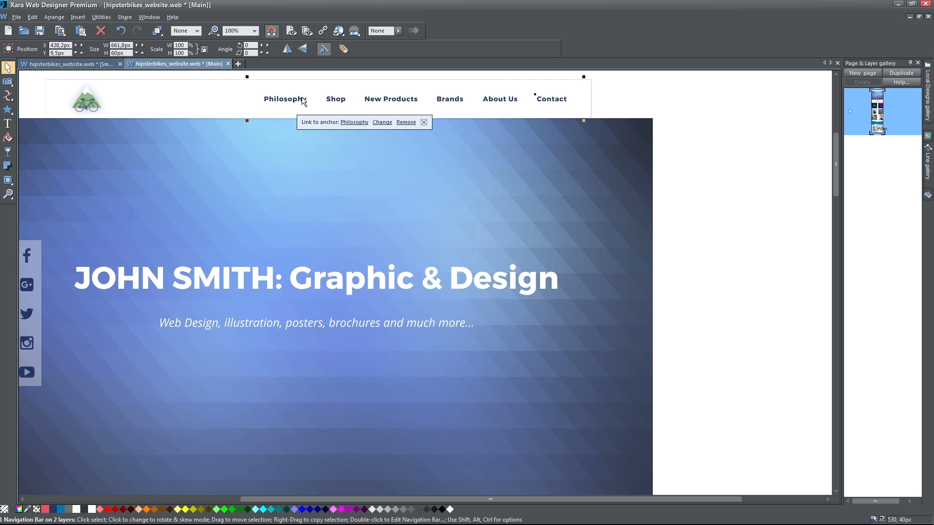 Xara Web Designerพร้อม 24 ล่าสุด โปรแกรมออกแบบเว็บไซต์