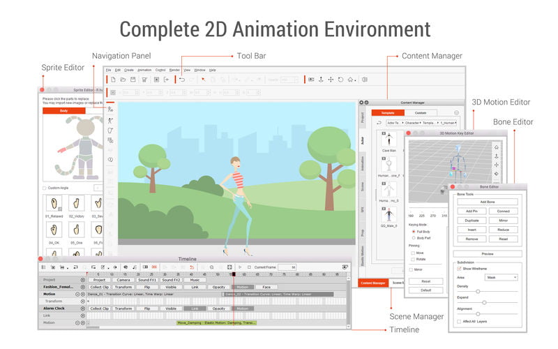 CrazyTalk Animator 3.31 Pipeline พร้อม Resource Pack Full โปรแกรมสร้างอนิเมชั่น