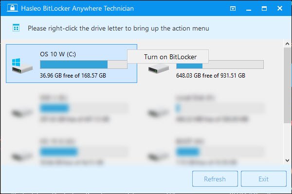 BitLocker Anywhere 9 ล่าสุด โปรแกรมเปิดใช้งานและจัดการฟังก์ชัน BitLocker บน Windows ทุกเวอร์ชัน