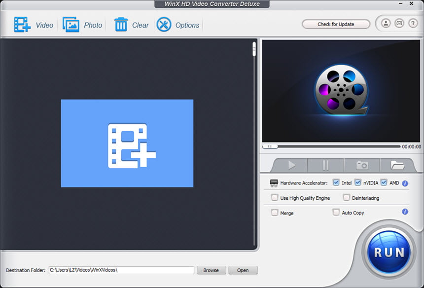 WinX HD Video Converter Deluxe 5 ล่าสุด โปรแกรมแปลงไฟล์วิดีโอ