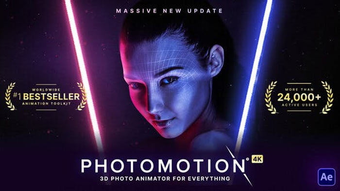 Videohive – Photomotion 3D Photo Animator (6 in 1) v10.4 ฟรี