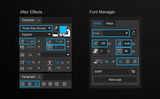 AEScripts Font Manager for After Effects ปลั๊กอิน After Effects ล่าสุด โปรแกรม