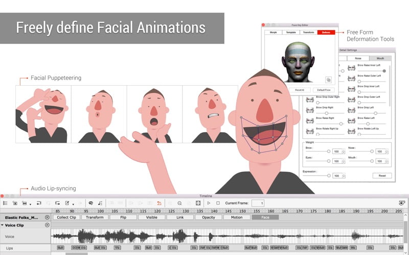 CrazyTalk Animator 3.31 Pipeline พร้อม Resource Pack Full โปรแกรมสร้างอนิเมชั่น