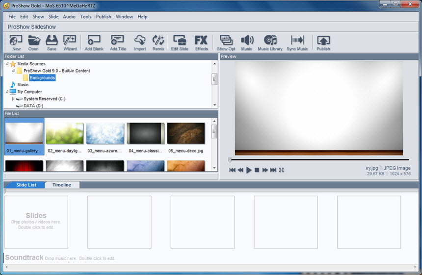 Photodex ProShow Gold & Producer 9.0 Full พร้อมวิธีติดตั้ง ฟรี โปรแกรม