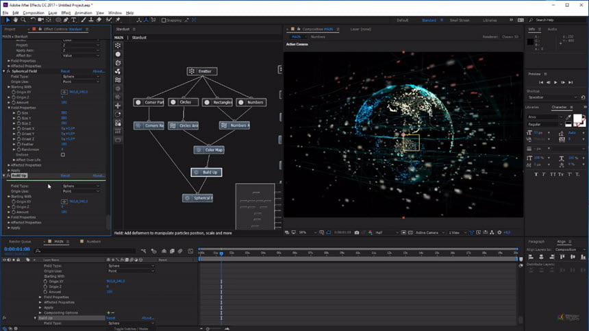 Superluminal Stardust For AE ปลั๊กอินสำหรับ After Effects ฟรี ล่าสุด โปรแกรม