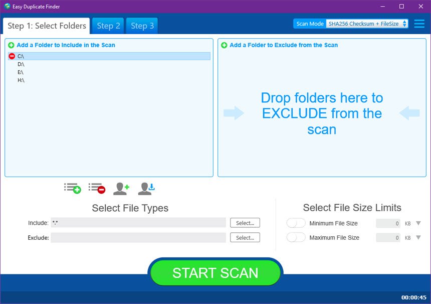 Easy Duplicate Finder 7 ล่าสุด โปรแกรมค้นหาไฟล์ที่ซ้ำกัน