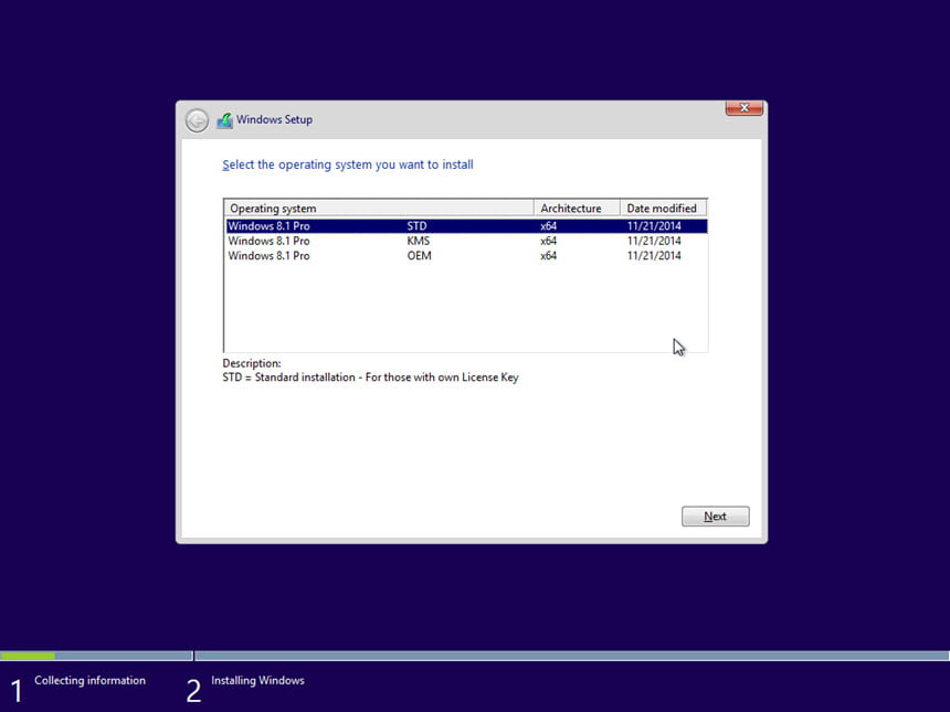 Windows 8.1 X64 Pro VL 3in1 OEM ESD Pre-act Sep 2021 วินโดว์ 8.1 ฟรี โปรแกรม