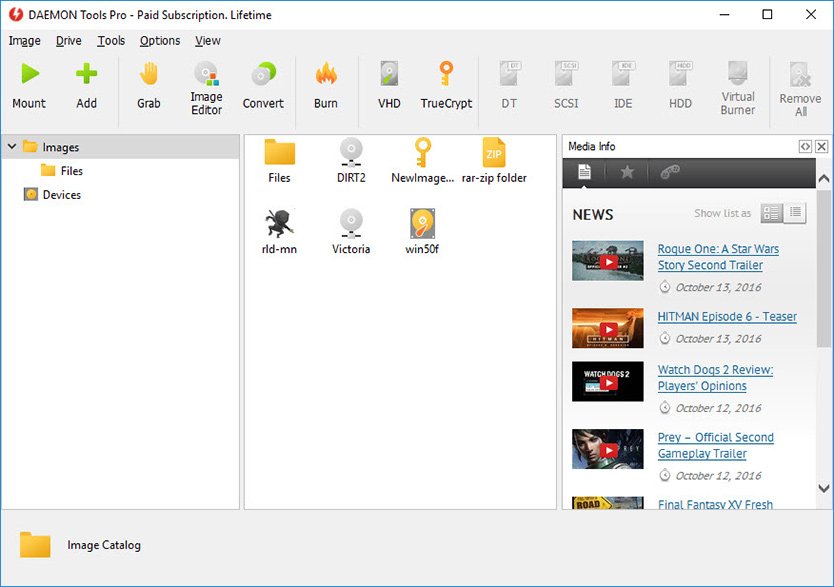 Daemon Tools Pro 8 ล่าสุด โปรแกรมจำลองไดร์ฟ เปิดไฟล์ ISO
