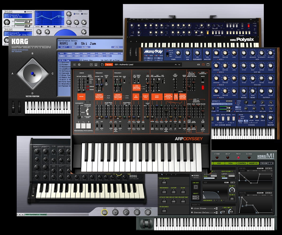 KORG – Legacy Collection 2018 ล่าสุด คอลเลคชั่น ซินธิไซเซอร์ ฟรี โปรแกรม