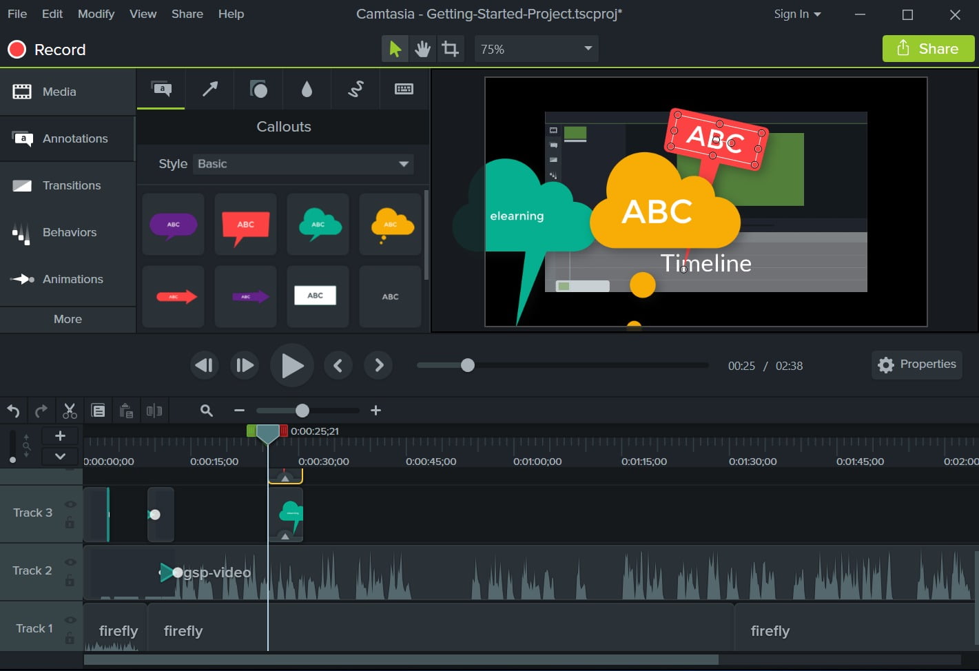 Camtasia Studio 9 ล่าสุด บันทึกหน้าจอ ตัดต่อวิดีโอ โปรแกรม