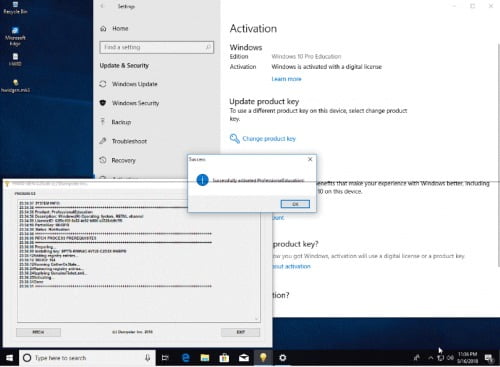 Hwidgen 62.01 – Digital Licence Activator For Windows 10 (32Bit/64Bit) ฟรี โปรแกรม