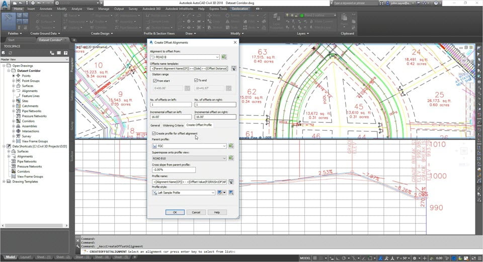 Autodesk Civil 3D 2020 (64Bit) โปรแกรมจัดการแบบก่อสร้าง ฟรี