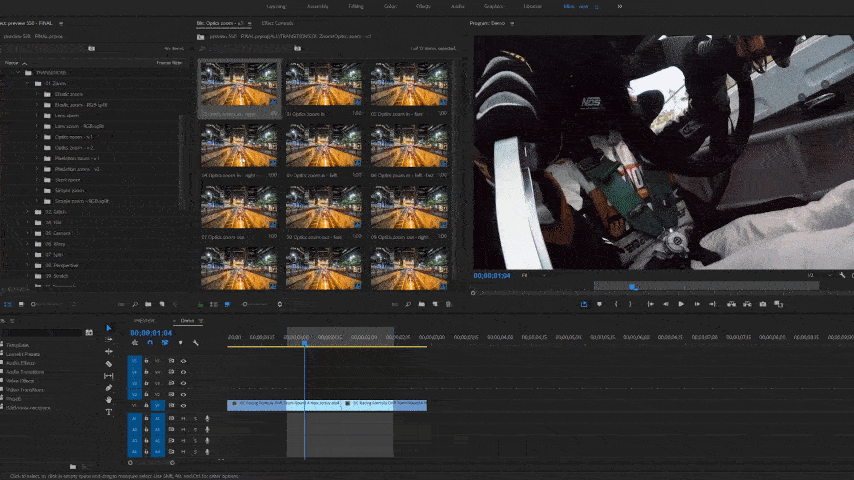 VideoHive Seamless Transitions V5 For Premiere Pro แพ็คเกจ Transitions สำหรับ Pr ฟรี โปรแกรม