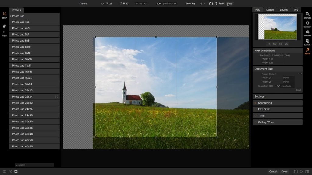 ON1 Resize 2018 ล่าสุด.5 Full (64Bit) ฟรี โปรแกรม