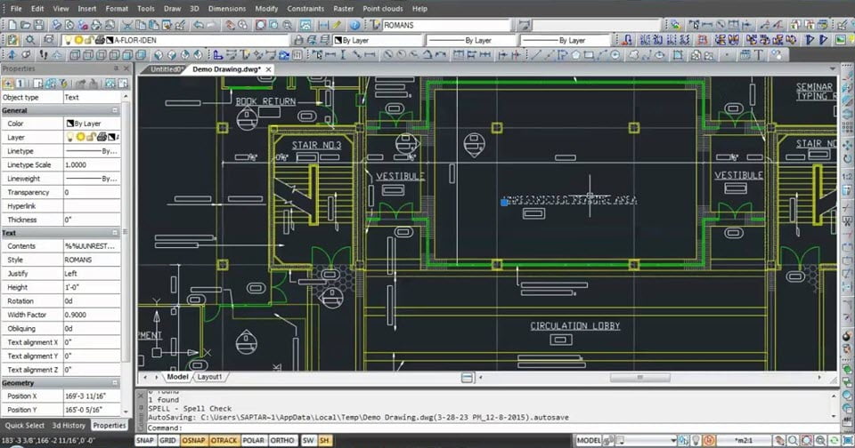 nanoCAD Pro 10 ล่าสุด โปรแกรมออกแบบ CAD