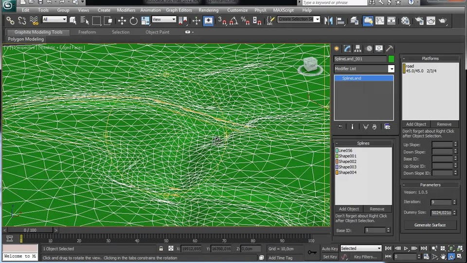 SplineLand for 3ds Max 2014 ล่าสุด-2020 Full (32Bit/64Bit) ฟรี โปรแกรม