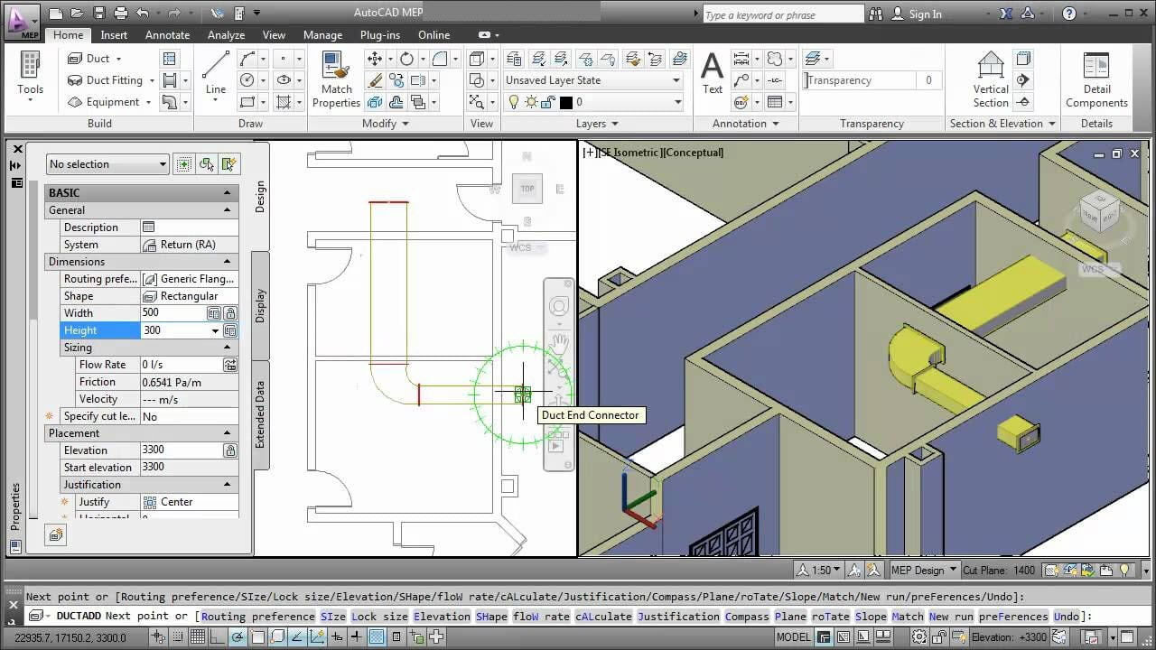 AutoCAD MEP 2020 (64Bit) โปรแกรมออกแบบงานระบบอาคาร ฟรี