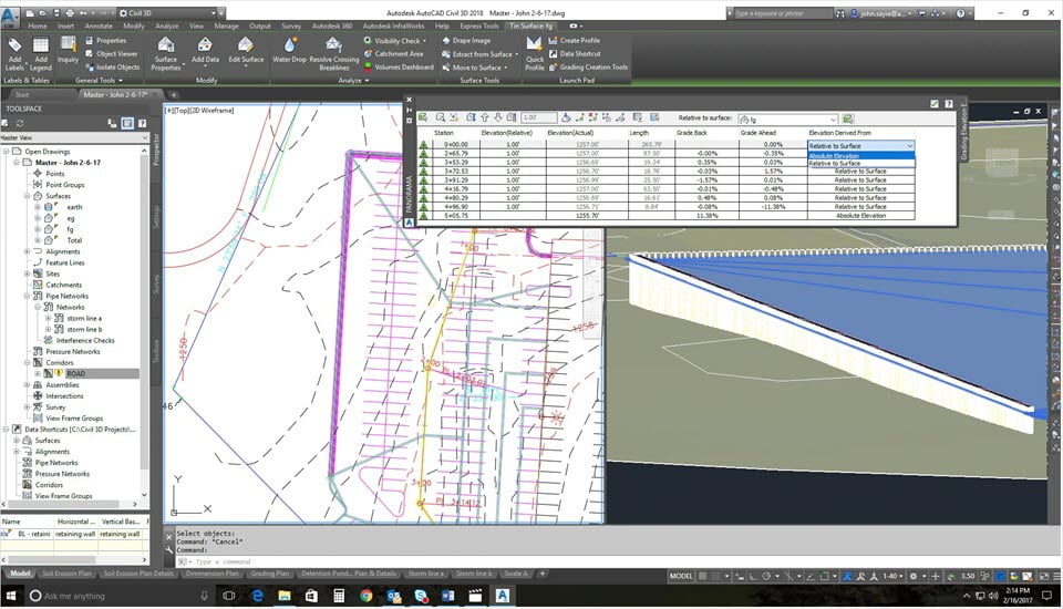 Autodesk Civil 3D 2020 (64Bit) โปรแกรมจัดการแบบก่อสร้าง ฟรี