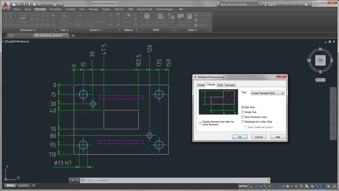 AutoCAD Mechanical 2020 (64Bit) โปรแกรมออกแบบเครื่องจักรกล