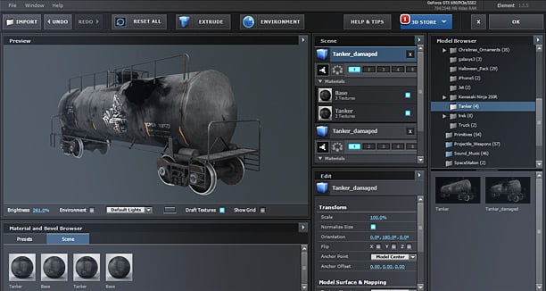 Video Copilot Element 3D 2 ล่าสุด (2192) ปลั๊กอินเรนเดอร์ 3D สำหรับ AE โปรแกรม