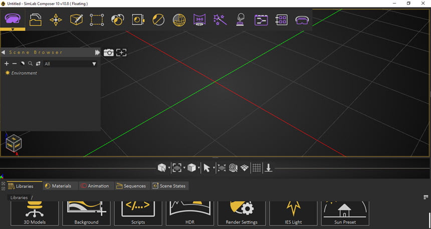 SimLab Composer 10 ล่าสุด โปรแกรมออกแบบ 3D ฟรี