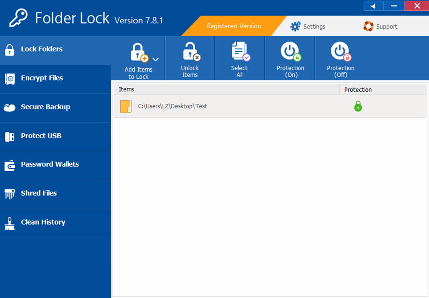 Folder Lock 7 ล่าสุด โปรแกรมล็อคโฟลเดอร์ ใส่รหัสโฟลเดอร์