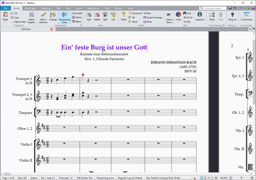 Avid Sibelius Ultimate 2022.9 โปรแกรมแต่งเพลง