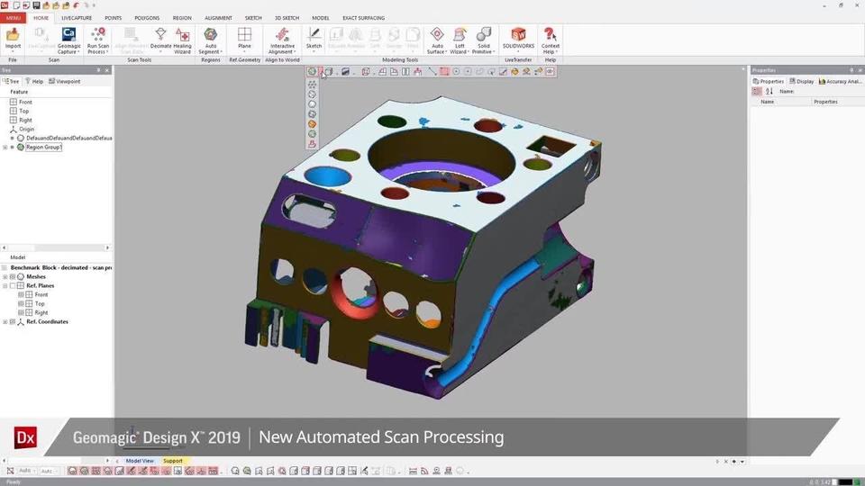 3D Systems Geomagic Design X 2019 ล่าสุด (64Bit) โปรแกรมออกแบบ 3D ฟรี