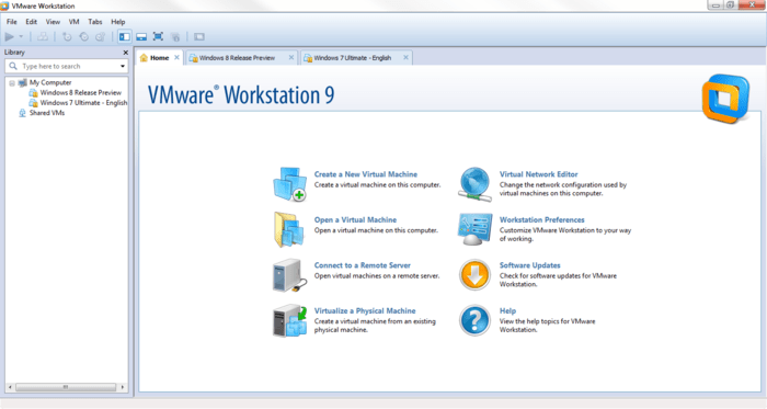 VMware Workstation Pro 9 ล่าสุด โปรแกรมจำลอง PC