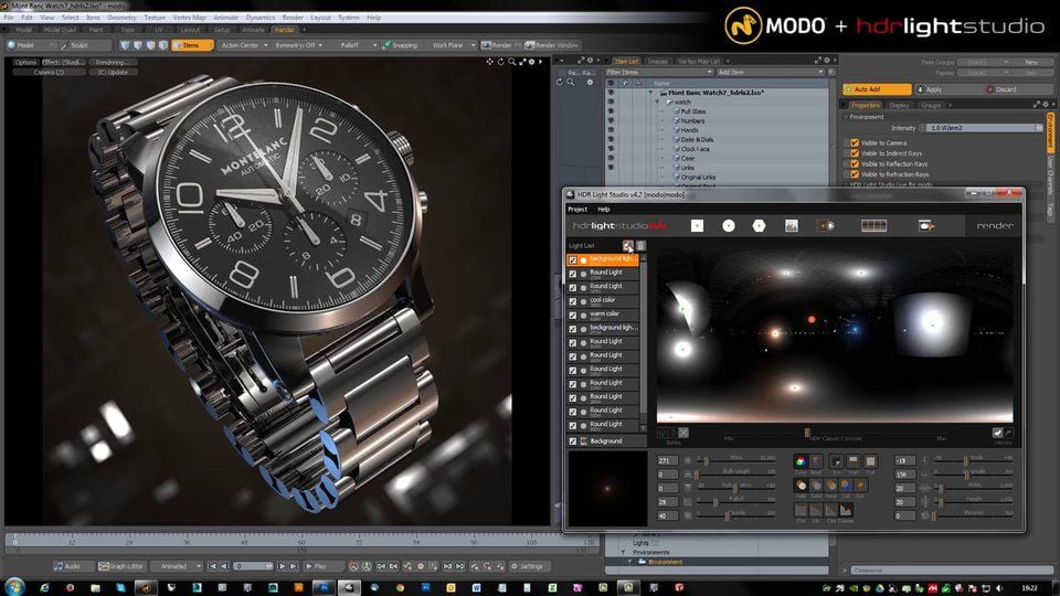 Lightmap HDR Light Studio Tungsten 6 ล่าสุด โปรแกรมจัดองค์ประกอบแสง 3D