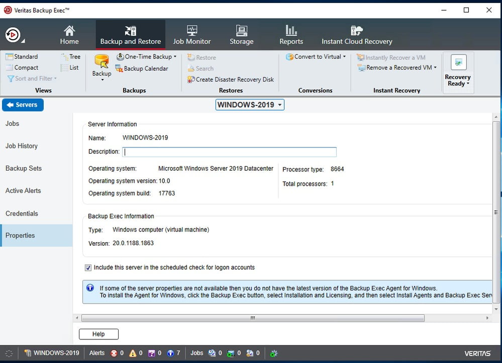 Veritas Backup Exec 21 ล่าสุด โปรแกรมสำรองและกู้คืนข้อมูล ฟรี