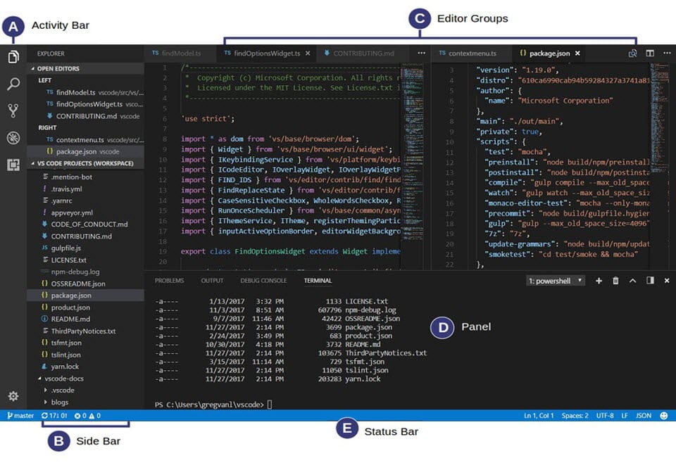 Visual Studio Code 1 ล่าสุด.39.2Full Offline Installer (32Bit/64Bit) ฟรี โปรแกรม