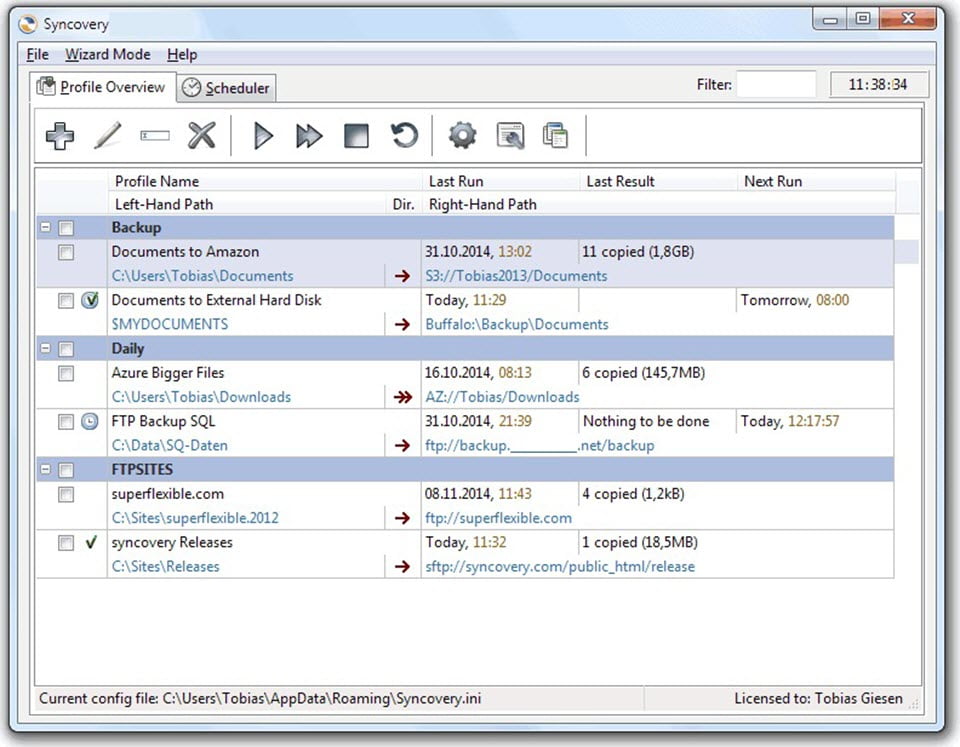 Syncovery Premium 11 ล่าสุด โปรแกรมซิงค์และสำรองข้อมูล