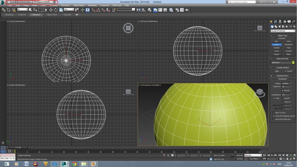 Autodesk 3DS Max 2014 (64Bit) โปรแกรมออกแบบ 3D ฟรี