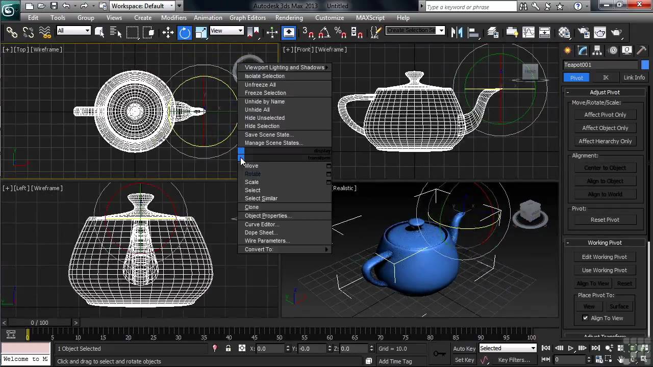 Autodesk 3DS Max 2013 Full (32Bit/64Bit) โปรแกรมออกแบบ 3D