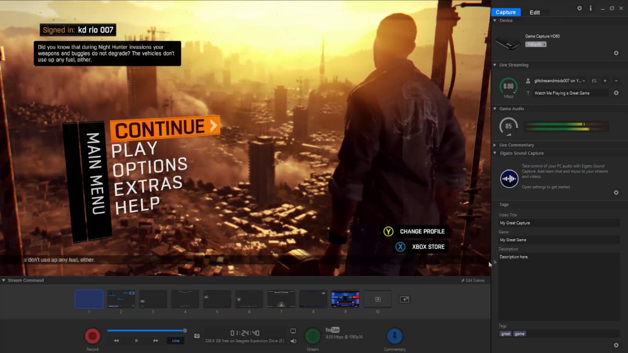 elgato Game Capture HD 3 ล่าสุด โปรแกรมบันทึกวิดีโอขณะเล่นเกม ฟรี