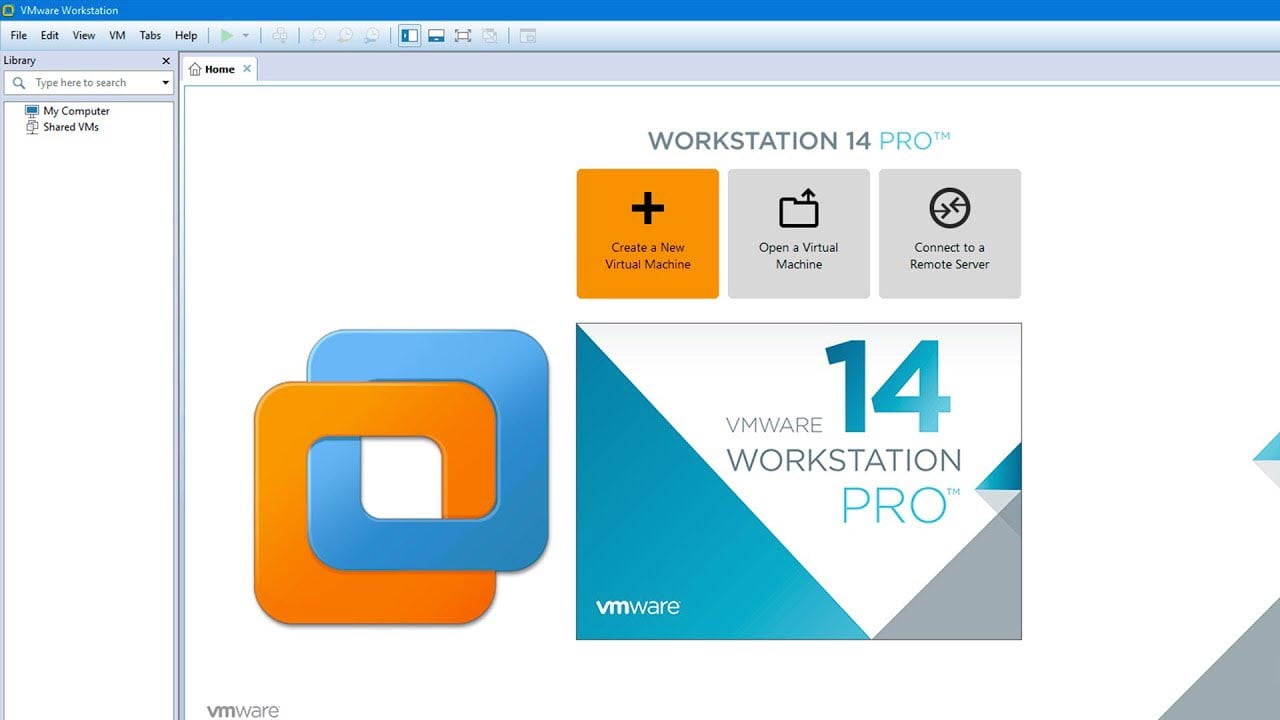 VMware Workstation Pro 14 ล่าสุด (x64) โปรแกรมจำลองเครื่อง PC ฟรี
