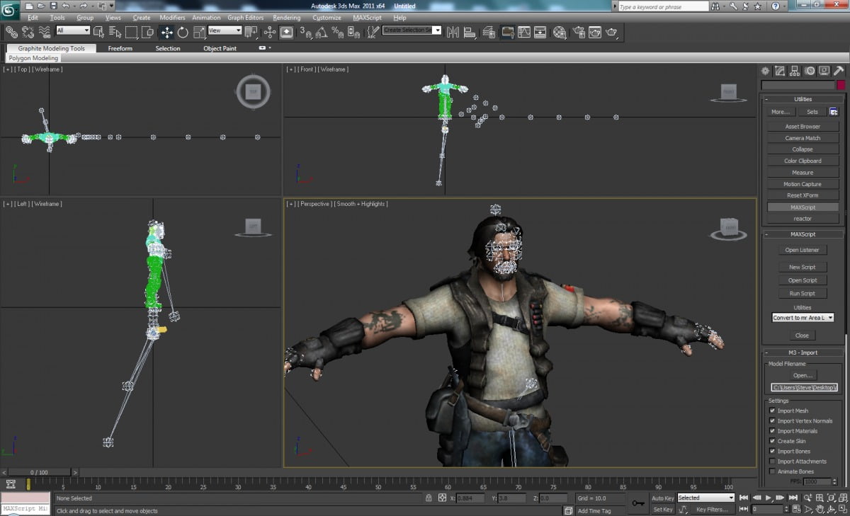 Autodesk 3DS Max 2011 โปรแกรมออกแบบ 3D ฟรี