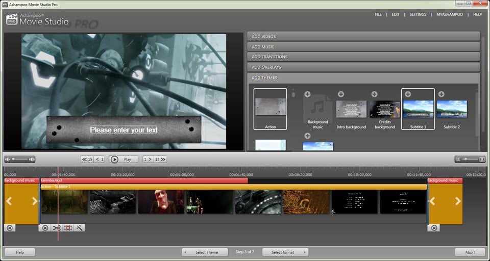 Ashampoo Movie Studio Pro 3 ล่าสุด โปรแกรมตัดต่อวิดีโอ ฟรี
