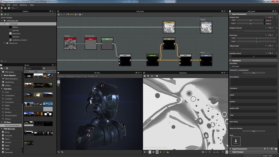 Allegorithmic Substance Designer 2019.1 Full (64Bit) ฟรี โปรแกรม