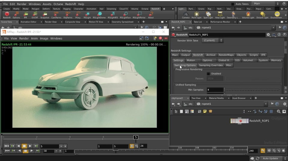 Redshift Renderer 2 ล่าสุด For Houdini Full (64Bit) ฟรี โปรแกรม