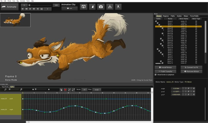 Creature Animation Pro 3.69 Full (64Bit) สร้างอนิเมชั่น 2D ฟรี โปรแกรม