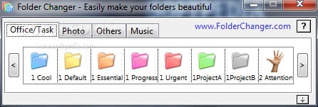Folder Changer 4.0 โปรแกรมปรับแต่งโฟลเดอร์