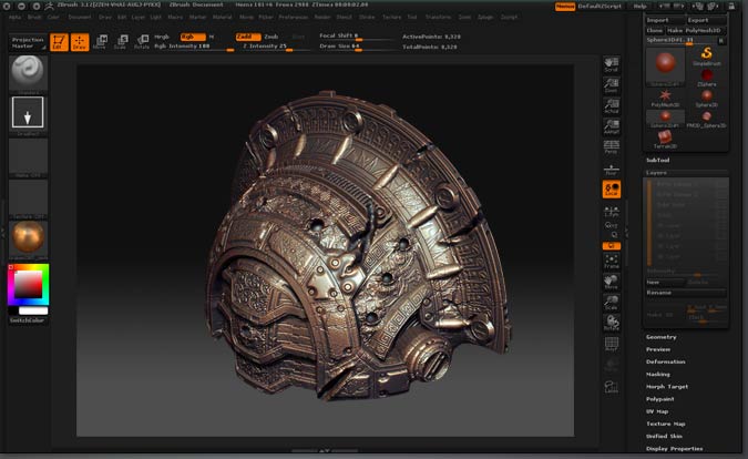 Pixologic ZBrush 2019.1 Full (64Bit) โปรแกรมออกแบบโมเดล 3D ฟรี